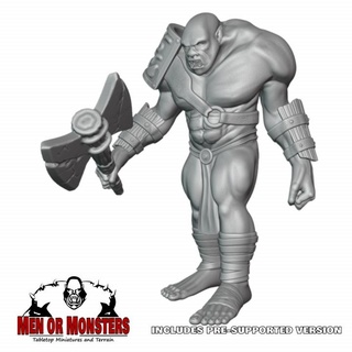 armored ogre dale seaton Store armor axe dragons dungeons large d&d dnd pathfinder 3d print model - Mito3D