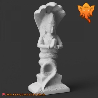 patanjali - father yoga mgoi Scan the World Education Art Home & Garden Homeware Ornaments hindu india snake 3d print model - Mito3D