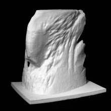 birth moon caransebes romania scan 3d print model - Mito3D