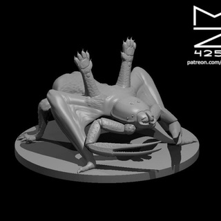 anticore reverse manticore miguel zavala Toys & Games Tabletop Characters Creatures Fantasy Universe Board 3d print model - Mito3D