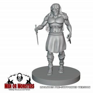 forgotten assassin - rogue dale seaton Toys & Games Tabletop Characters Creatures Fantasy Universe Board dragons dungeons undead dnd pathfinder 3d print model - Mito3D