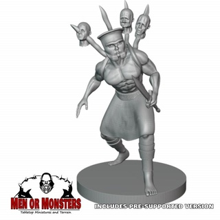 forgotten headhunter dale seaton Toys & Games Tabletop Characters Creatures Fantasy Universe Board Store dragons dungeons undead hunter dagger dnd pathfinder 3d print model - Mito3D