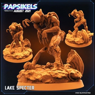 Lac spectre papsikels miniatures jouets Jeux table personnages créatures fantaisie univers Sci planche boutique insecte 3d print model - Mito3D