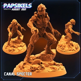 canal specter papsikels miniatures Toys & Games Tabletop Characters Creatures Fantasy Universe Sci-Fi Board Store insect 3d print model - Mito3D