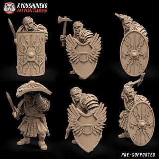 roman ogre legionary kyoushuneko miniatures Toys & Games Education History Tabletop Characters Creatures Fantasy Universe Board Store historical rome warhammer leionary 3d print model - Mito3D