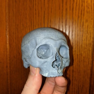 human skull remix fred berger Tabletop accessories 3d print model - Mito3D