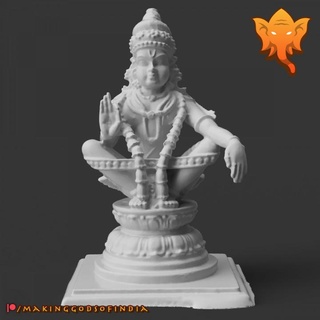 ayyappa- son vishnu & shiva mgoi Scan the World Education Art Home Garden Homeware Ornaments god hindu india ayyappa 3d print model - Mito3D