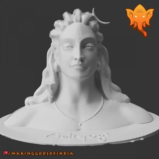 nombre yogui shiva escanear mundo educación Arte hogar casa jardín menaje adornos busto Dios hindú India 3d print model - Mito3D