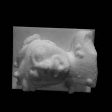 pottery head torso british museum london scan 3d print model - Mito3D