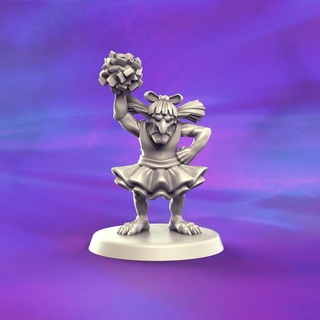 goblin cheerleader punga miniatures Toys & Games Tabletop Characters Creatures Fantasy Universe Board Store underworld ff fantasyfootball 3d print model - Mito3D