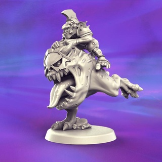 goblin star player punga miniatures Toys & Games Tabletop Characters Creatures Fantasy Universe Board Store fantasy underworld ff fantasyfootball 3d print model - Mito3D