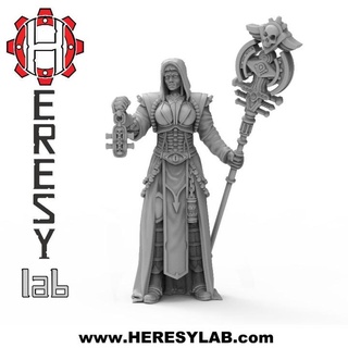 hl017 - adrastia zelius female inquisitor heresylab barbara Toys & Games Tabletop Characters Creatures Sci-Fi Universe Board Store 40k warhammer heresy 3d print model - Mito3D