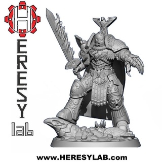 hl025 - jupiter knight heresylab barbara Toys & Games Tabletop Characters Creatures Sci-Fi Universe Board Store 40k warhammer scifi warhammer40k adeptus primarch 3d print model - Mito3D