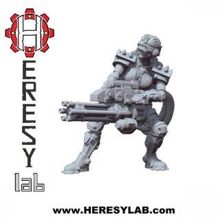 hl034 - heavy weapon heresylab barbara Toys & Games Tabletop Characters Creatures Sci-Fi Universe Board Store 40k female warhammer necromunda scifi warhammer40k 3d print model - Mito3D