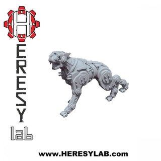 hl038 - cybermastiff 01 heresylab barbara Toys & Games Tabletop Characters Creatures Sci-Fi Universe Board Store 40k dog warhammer necromunda scifi warhammer40k warhound 3d print model - Mito3D