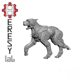 hl040 - cybermastiff 03 heresylab barbara Toys & Games Tabletop Characters Creatures Sci-Fi Universe Board Store 40k dog warhammer necromunda scifi warhammer40k warhound 3d print model - Mito3D