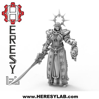 hl48 - lautyr heresylab barbara Toys & Games Tabletop Characters Creatures Sci-Fi Universe Board Store 40k female warhammer scifi warhammer40k adeptus inquisition 3d print model - Mito3D