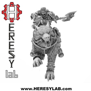 heresylab - hl061 wolf fang barbara Tabletop Characters & Creatures Sci-Fi Universe Store 40k female warhammer necromunda scifi warhammer40k adeptus spacewolf 3d print model - Mito3D