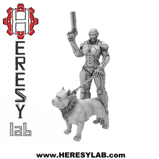 hl074 - new stalia drogan heresylab barbara Tabletop Characters & Creatures Sci-Fi Universe Store 40k dog female warhammer necromunda scifi warhammer40k warhound 3d print model - Mito3D