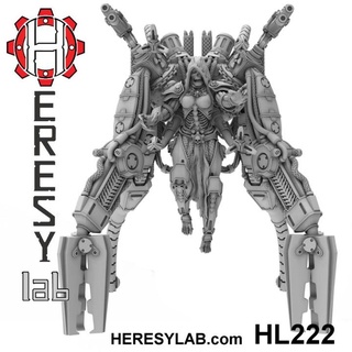 hl222 heresylab barbara tampo mesa personagens criaturas Sci Fi universo loja 40k Sombrio fêmea martelo guerra scifi warhammer40k adepto mecanicus 3d print model - Mito3D