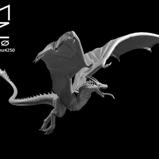 Wyvern Atualizada miguel Zavala brinquedos jogos tampo mesa personagens criaturas fantasia universo borda Dragão 3d print model - Mito3D