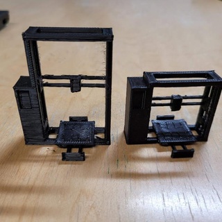 lulzbot taz pró xt modelos raio bertz Construir 3D impressora modelo brinquedo 3d print model - Mito3D