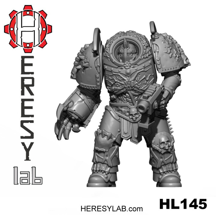 hl145 heresylab Barbara jouets Jeux table personnages créatures Sci univers planche boutique 40k marteau guerre scifi warhammer40k terminateurs 3D print model - Mito3D