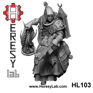 hl103 heresylab barbara Toys & Games Tabletop Characters Creatures Sci-Fi Universe Board Store 40k fantasy warhammer necromunda scifi warhammer40k inquisition 3d print model - Mito3D