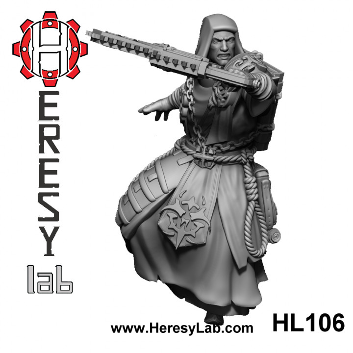 hl106 heresylab barbara Toys & Games Tabletop Characters Creatures Sci-Fi Universe Board Store 40k warhammer necromunda scifi warhammer40k inquisition 3D print model - Mito3D
