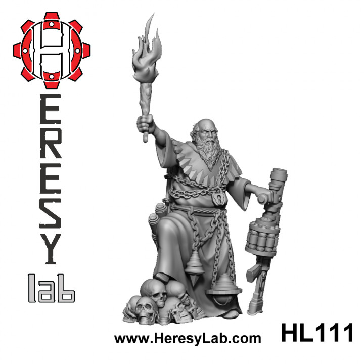 hl111 heresylab barbara Toys & Games Tabletop Characters Creatures Sci-Fi Universe Board Store 40k warhammer necromunda scifi warhammer40k inquisition 3D print model - Mito3D