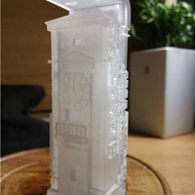 university clock tower stamp & garden theuniversityofnottinghamningbochina 3d print model - Mito3D