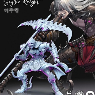 scythe knight - 75mm vampire nightmare dnd rn estudio Toys & Games Tabletop Characters Creatures Fantasy Universe Board Store rpg 3d print model - Mito3D