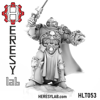hlt053 herói 3 heresylab barbara brinquedos jogos tampo mesa personagens criaturas Sci Fi universo borda loja 40k martelo guerra scifi warhammer40k templários 3d print model - Mito3D