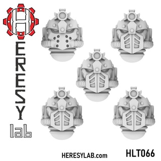 hlt066 - helmets 2 heresylab barbara Toys & Games Tabletop Characters Creatures Sci-Fi Universe Board Store 40k warhammer scifi warhammer40k adeptus killteam astartes 3d print model - Mito3D