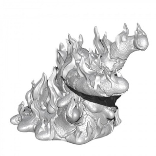 elemental lava slime andrew k barlow dungeons fantasy figure mini rpg wargaming warhammer fire miniature scifi monsters boardgame dungeonsanddragons tabletop wargame ooze d&d 28mm slimes jelly blob rocky skirmish dungeons&dragons 5e presupported pre-supported 3d print model - Mito3D
