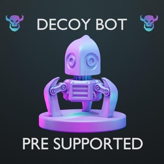 decoy bot - pre supported tom's twisted tavern Toys & Games Tabletop Characters Creatures Sci-Fi Universe Vehicles Machines Board beast fantasy lion robot companion steampunk miniature tabletop summon clockwork jaws frost gloomhaven 5e ally frosthaven gloom 3d print model - Mito3D