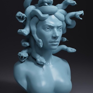 medusa porra casa jardim Educação arte história tampo mesa personagens criaturas fantasia universo loja ventilador bustos nerd monstro 3d print model - Mito3D