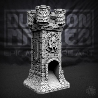 dice tower dungeon master Toys & Games Tabletop 3D Printable Terrain Board Store Fantasy fantasy d&d dungeonmaster 3d print model - Mito3D