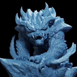 magnamalo f'solo Toys & Games Tabletop Characters Creatures Fantasy Universe Board Store art game japan monster tiger hunter 3d print model - Mito3D