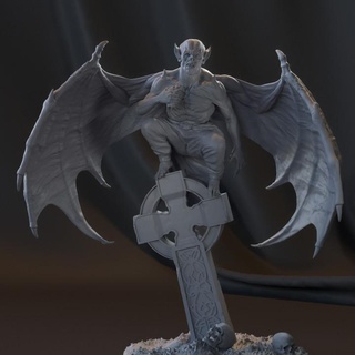 vampire ethereal sculpts Toys & Games Tabletop Characters Creatures Fantasy Universe Board Store creature fantasy gaming monster rpg flying tabletop minis d&d 3d print model - Mito3D