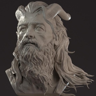eclipse demon king ethereal sculpts Fan Art Busts free bust creature fantasy gift rpg miniature sculpt tabletop minis d&d 3d print model - Mito3D