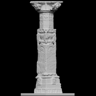 Patan colonne analyse monde Inde Asie architecture 3dprintable photogrammétrie 3d print model - Mito3D