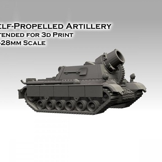 self-propelled artillery sharedog miniatures Toys & Games Tabletop Characters Creatures Sci-Fi Universe Vehicles Machines Board Store 40k action armor bolt tank tiger warhammer ww2 mortar 15mm panzer howitzer sturmtiger 3d print model - Mito3D
