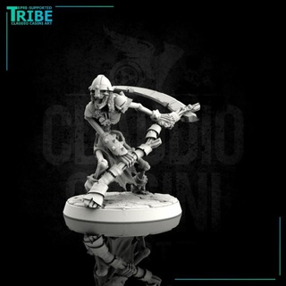 0044 skeleton warrior scythe claudio casini art Toys & Games Tabletop Characters Creatures Fantasy Universe Board heroquest 3d print model - Mito3D