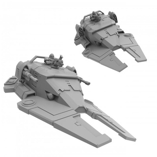 pilum attack speeder - presupported thatevilone Toys & Games Tabletop Characters Creatures Sci-Fi Universe Vehicles Machines Board children craft tank vehicle heavy launcher land sabre perfect turret missile hover sons emperors javalin 3d print model - Mito3D