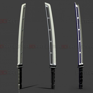 samurai katana sword - blade weapon cosplay 3dpropsdesigns Props & Cosplay Replica Swords Knives Store accessories film game toys hawkeye marvel-comics hawkeye-marvel ketana blade-sword blade-weapon weaponcosplay katanasword hawk-eye-weapon hawkeye-katana hawkeye-sword 3d print model - Mito3D