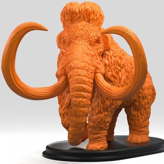 mammut f'solo giocattoli Giochi animale creatura figure negozio 3d bc 3dprint elefante 3d print model - Mito3D