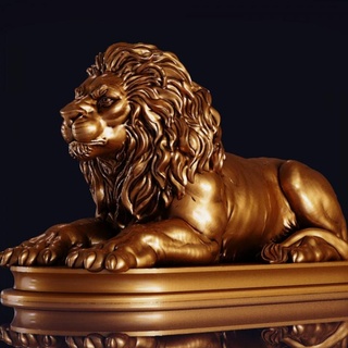 lion sculpture f'solo Toys & Games Animal Creature Figures Store 3d africa animal art 3dprint 3d print model - Mito3D