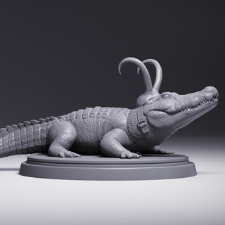 jacaré porra brinquedos jogos tampo mesa personagens criaturas fantasia universo borda loja 3d impressão arte 3d print model - Mito3D