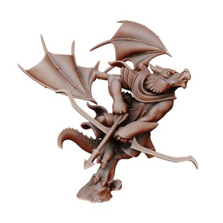 alas kobold manuel boria juguetes juegos mesa caracteres criaturas fantasía universo tablero Tienda dragones mazmorras martillo guerra miniatura dnd 3d print model - Mito3D